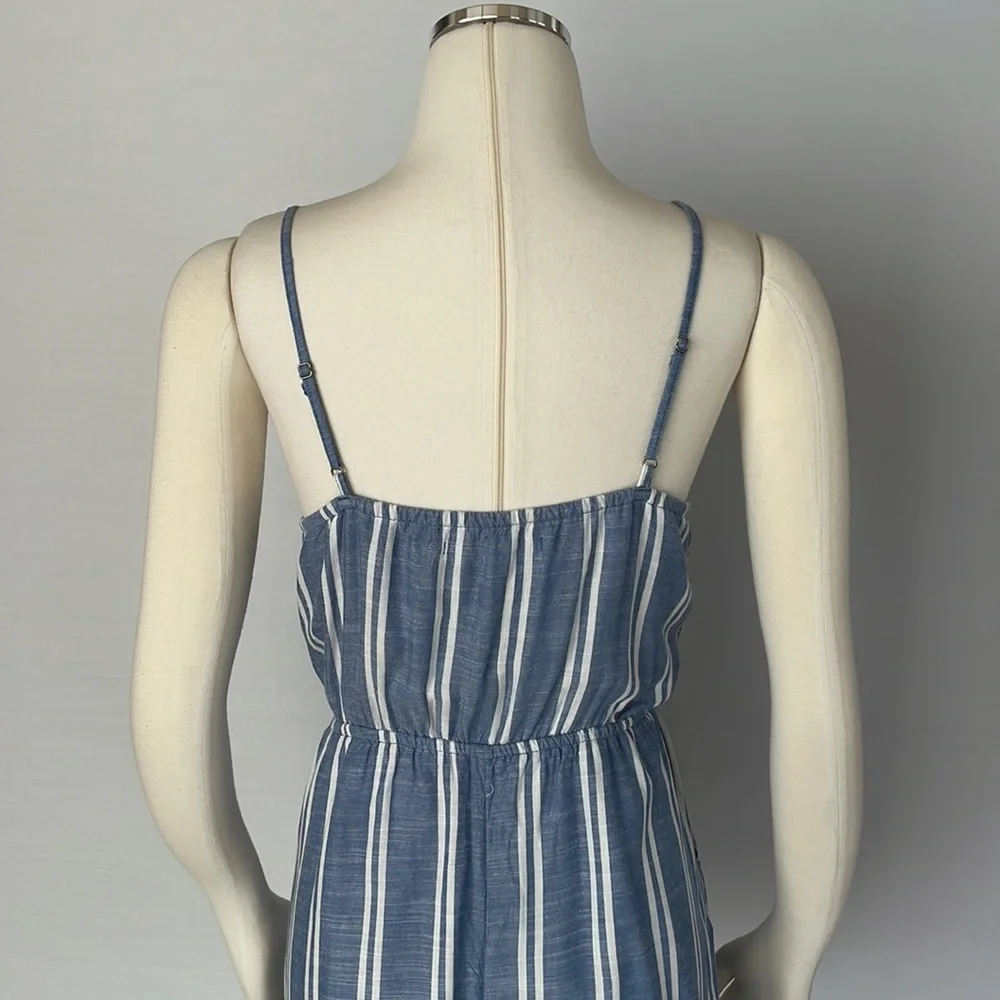 Abercrombie Romper Size Small Blue/White Stripe - Picture 10 of 10